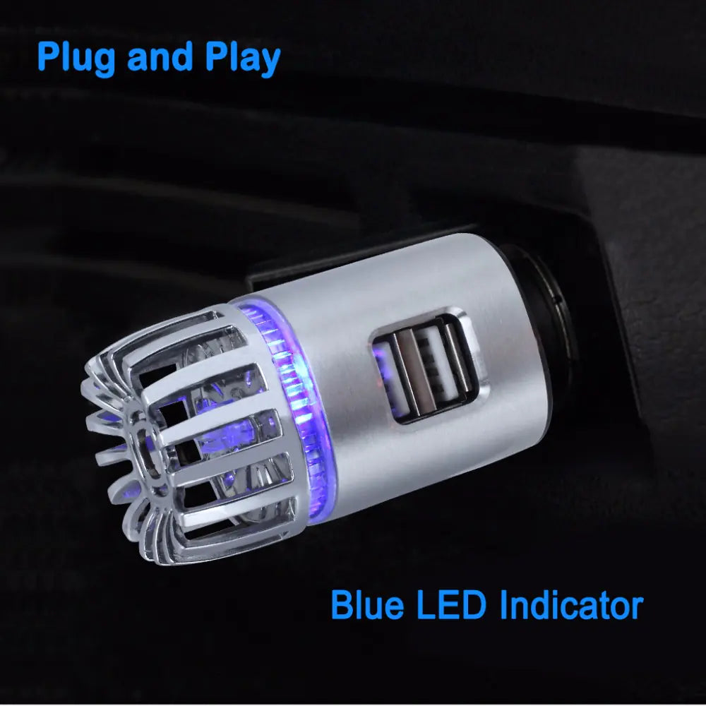 Car Ionizer Air Purifier with Charger - SafeBabyKinder