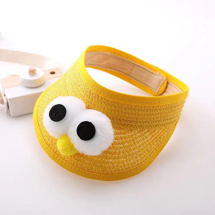 Summer Baby Hat with Sunshade and Empty Top Design - SafeBabyKinder