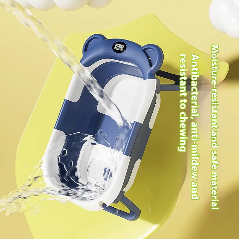 Household Newborn Baby Bathtub Temperature-sensing Bathtub - SafeBabyKinder