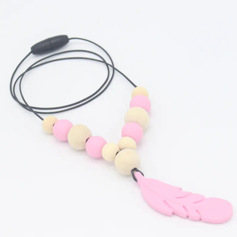 Safety Baby Teether Necklace for Soothing Relief - SafeBabyKinder