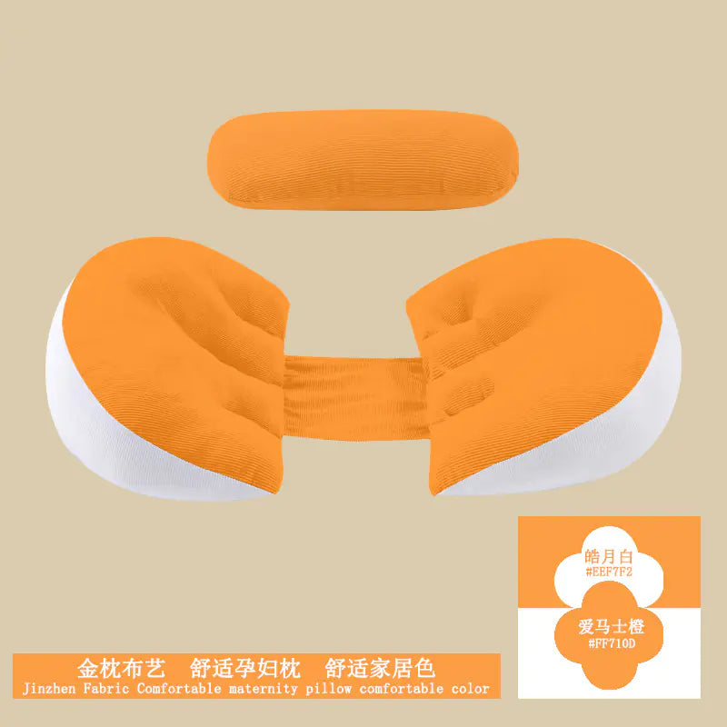 Cooling Maternity Pillow for Side Sleepers and Nursing - SafeBabyKinder