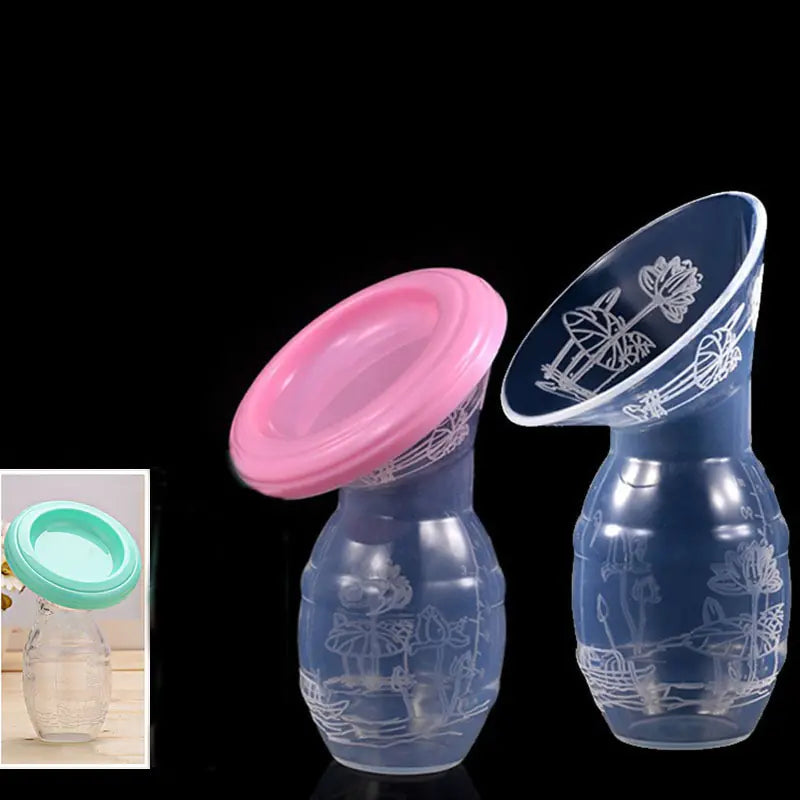 Full Silicone Manual Breast Milk Collector Pump - SafeBabyKinder