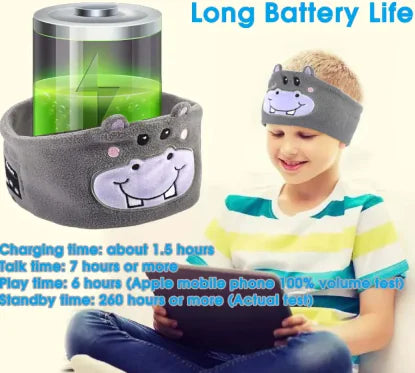 Bluetooth Headset Animal Headband Sleep Mask - SafeBabyKinder