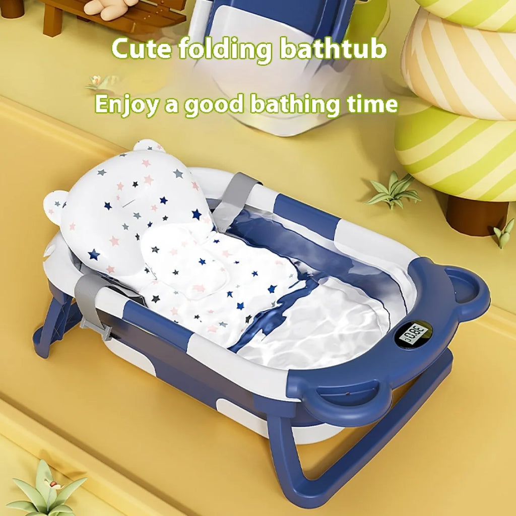 Household Newborn Baby Bathtub Temperature-sensing Bathtub - SafeBabyKinder