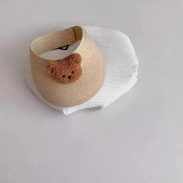Süße Bären Sommerhüte für Kinder – Unisex, Zusammenklappbar und Ideal für den Sommer - SafeBabyKinder