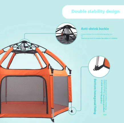 Foldable Baby Playpen - SafeBabyKinder