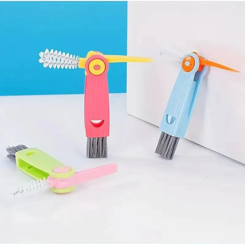 3-in-1 Thermos Cup Cleaning Brush and Cover Tool - SafeBabyKinder