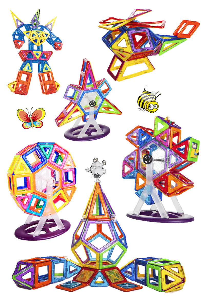 Magnetic Blocks Educational Building Toy - SafeBabyKinder