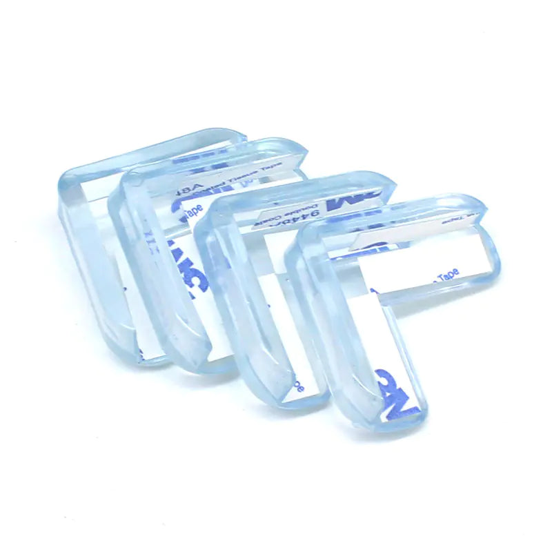 Child Safety Table Corner Protectors - Clear Silicone Pads - SafeBabyKinder