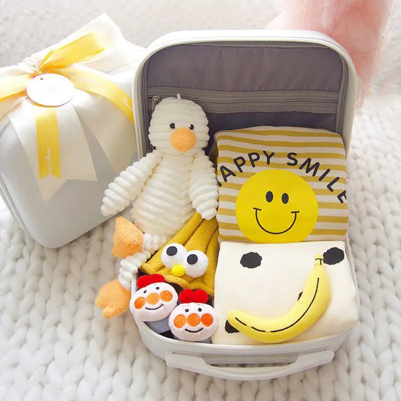 Newborn Gift Box with Summer Dress and Baby Supplies - SafeBabyKinder