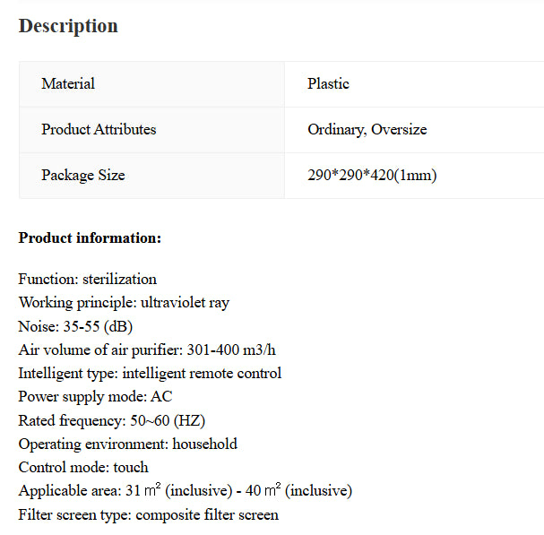 Formaldehyde Removal Air Purifier For Household - SafeBabyKinder