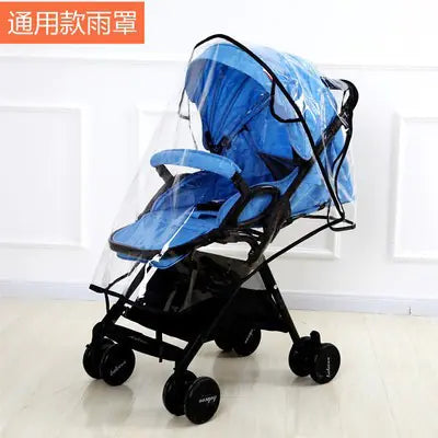 Baby Stroller Rain Cover with Wind Protection and Zipper - SafeBabyKinder