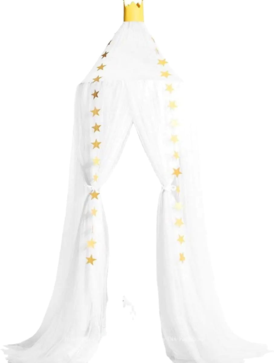 Dreamy Star Crown Baby Bed Canopy for Photo Props - SafeBabyKinder