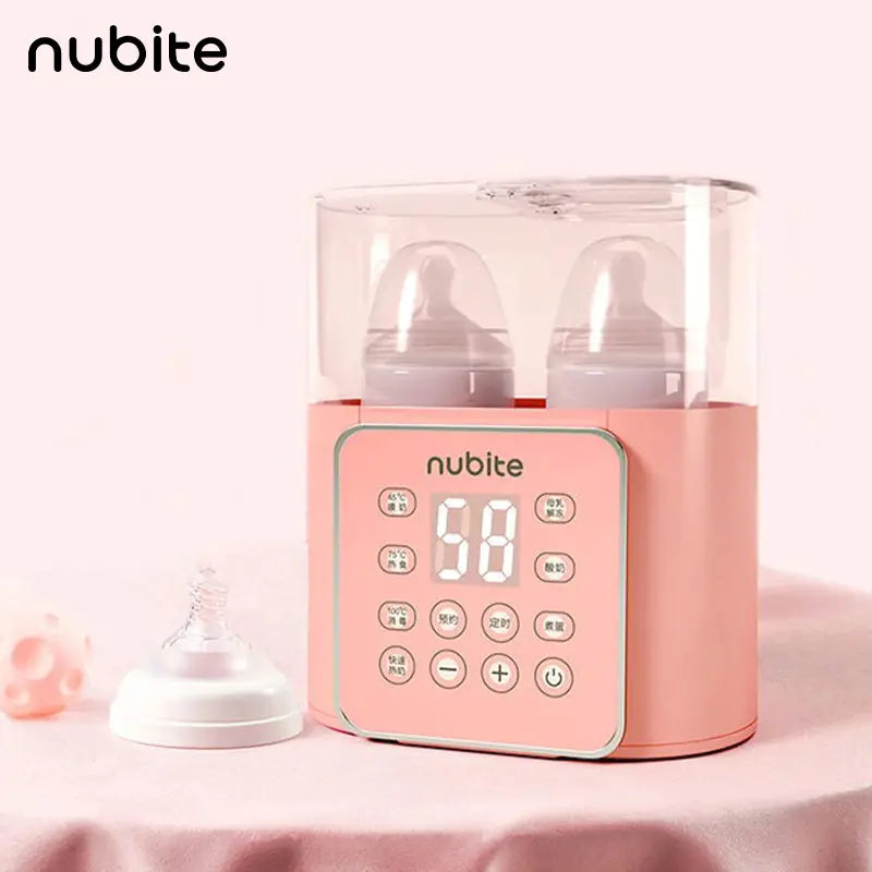 Large Screen Dual Bottle Baby Milk Warmer & Sterilizer - SafeBabyKinder