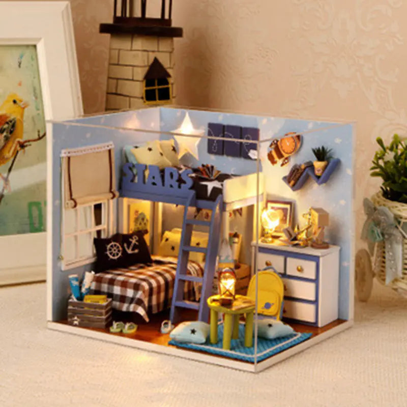DIY Wooden House Puzzle Kit - SafeBabyKinder