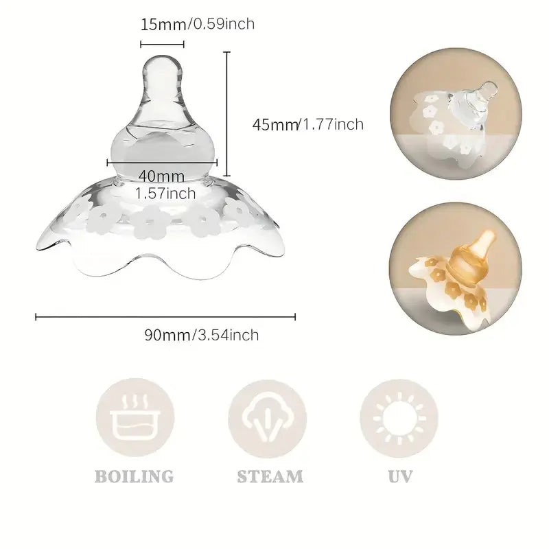 Silicone Nipple Protector and Breast Shield for Nursing - SafeBabyKinder