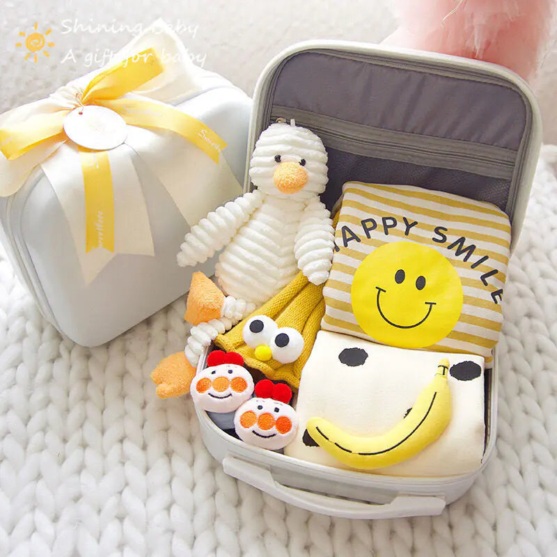 Newborn Gift Box with Summer Dress and Baby Supplies - SafeBabyKinder
