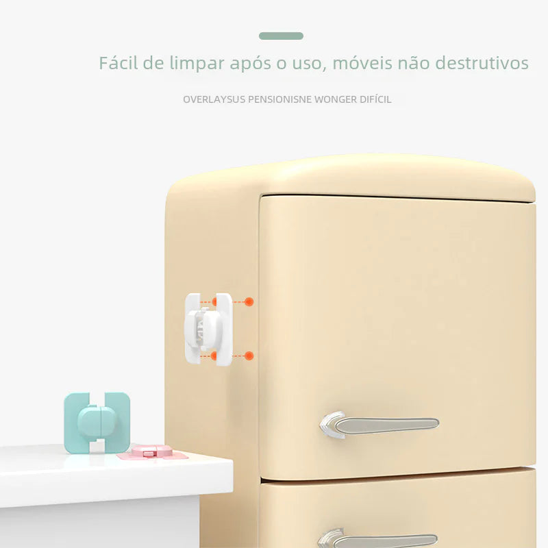Child Safety Locks for Cabinets and Refrigerators - SafeBabyKinder
